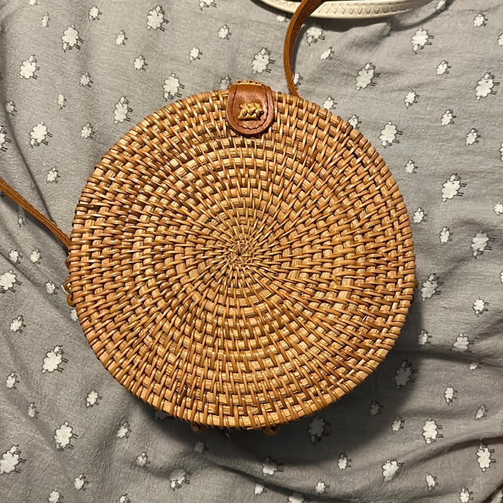 Wicker purse